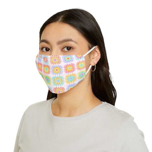 Granny Square in Summer Lovin’ | Snug-Fit Polyester Face Mask | Crochet | Knit | Yarn | Craft