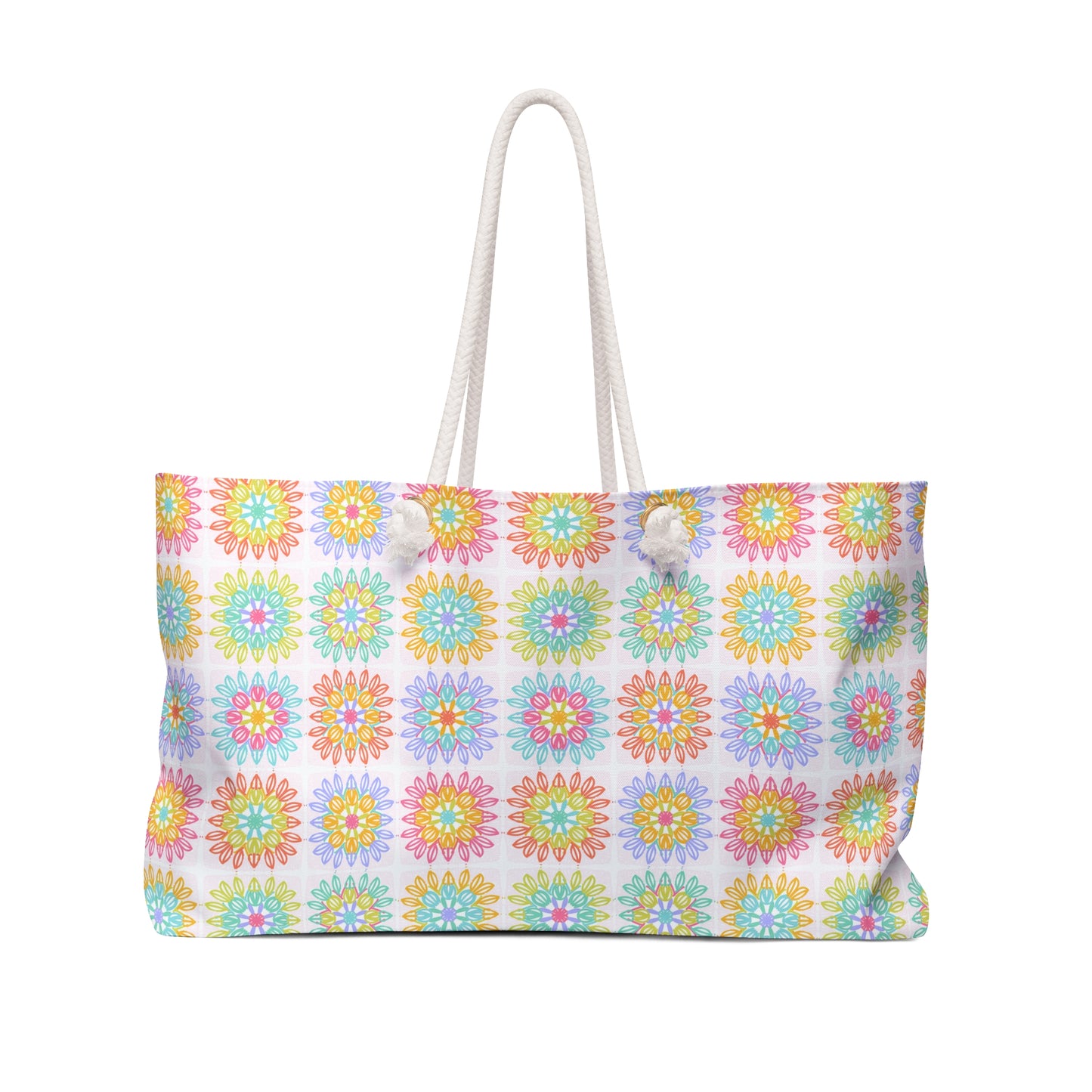 Granny Square in Summer Lovin’ | Weekender Bag | Crochet | Knit | Yarn | Craft