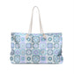 Granny Square in Blueberry Milk | Weekender Bag | Crochet | Knit | Yarn | Craft