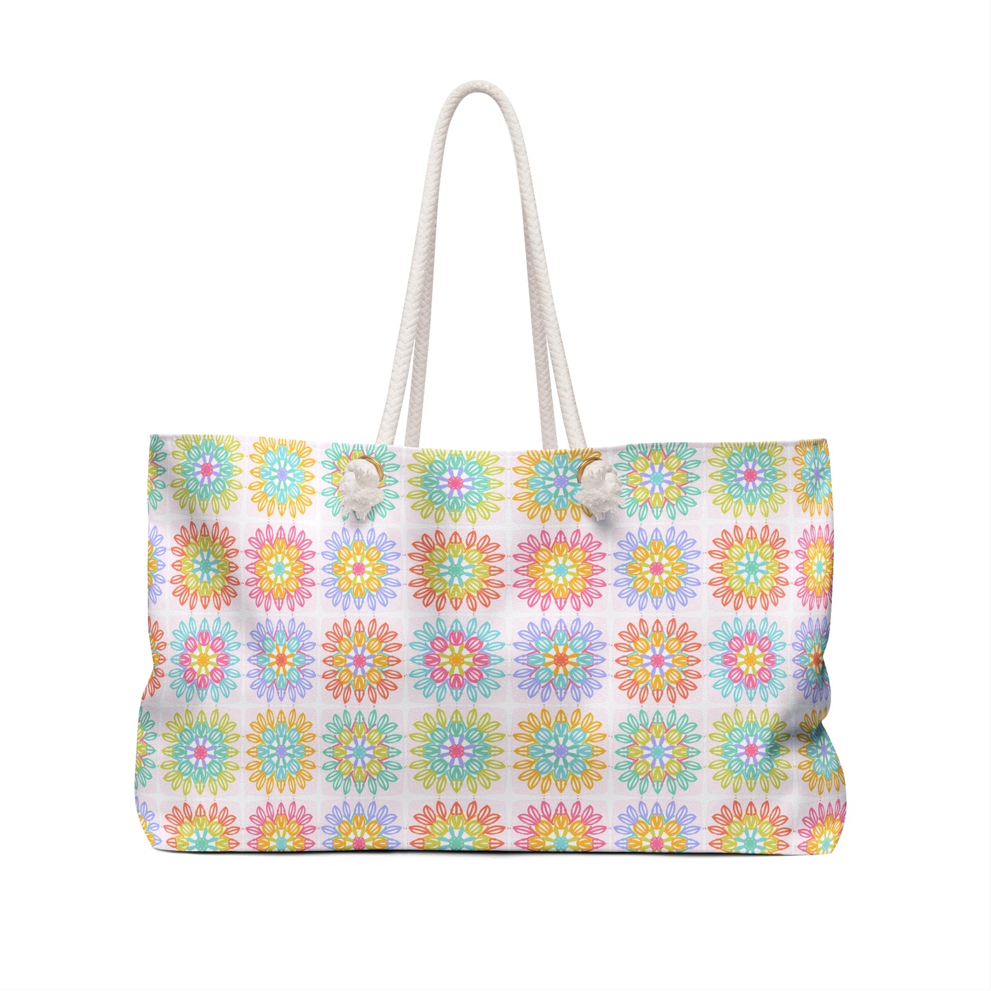 Granny Square in Summer Lovin’ | Weekender Bag | Crochet | Knit | Yarn | Craft
