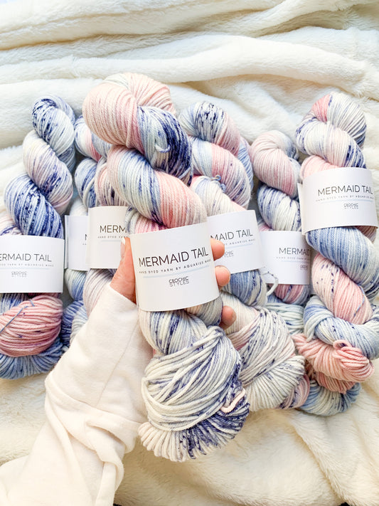 MERMAID TAIL | Hand Dyed Yarn